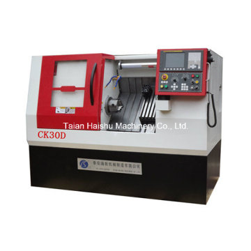 Ck30d Schrägbett CNC Drehmaschine mit hoher Qualität aus Gold Lieferant Shandong Haishu